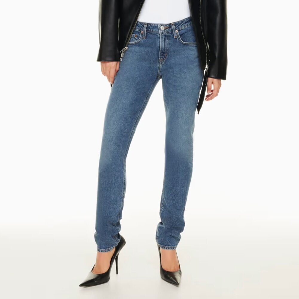 AGOLDE DEVON LOW RISE STOVEPIPE LEG JEANS - 25